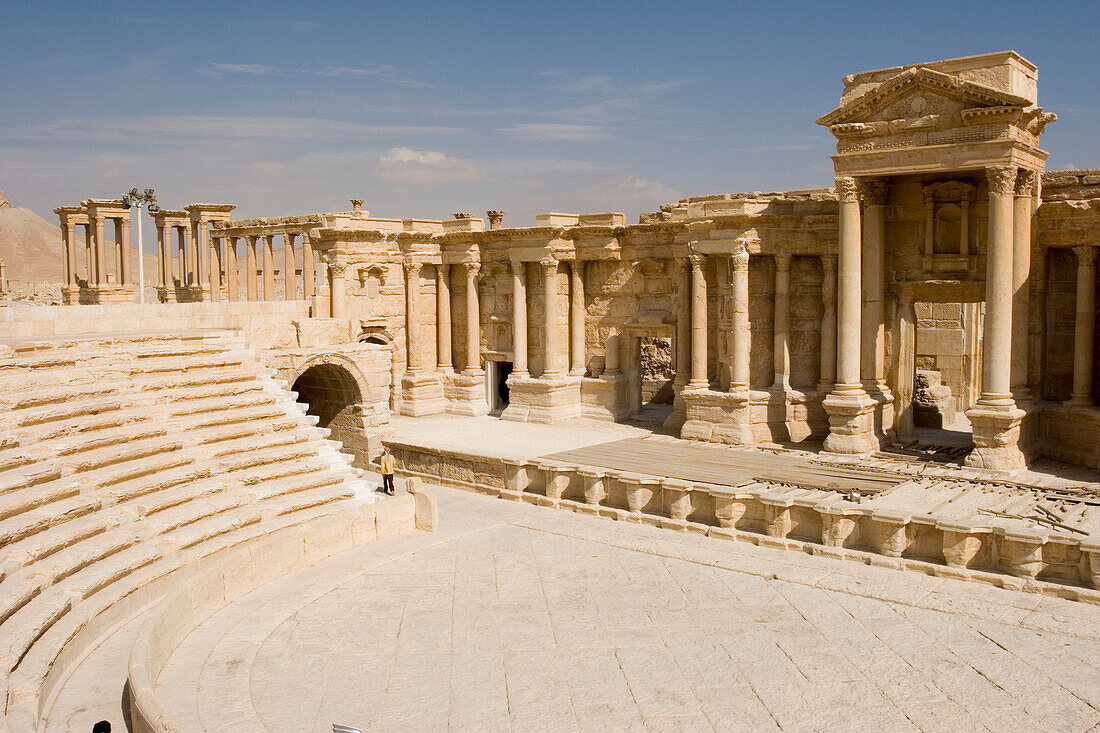 Amphitheater. Ancient city of Palmyra. Syria