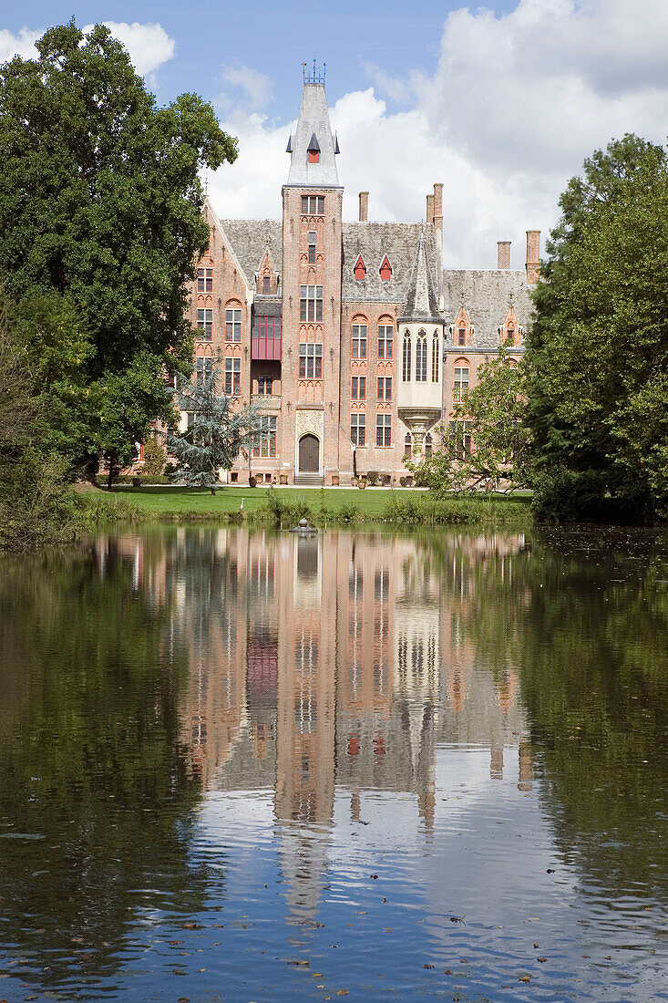 Castle in Brugge. Belgium