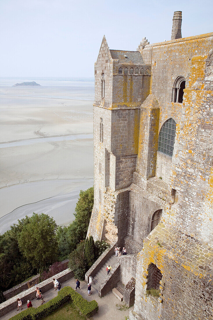 Mont Saint Michel Abbey. Normandy. France