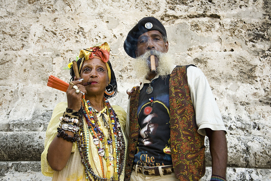 Smoking cigars. Havana. Cuba.