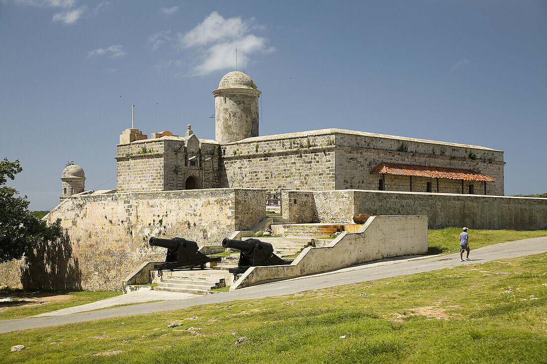 Castillo de Nuestra Señora de los Ángeles de Jagua, or Jagua castle. Cienfuegos. Cuba.