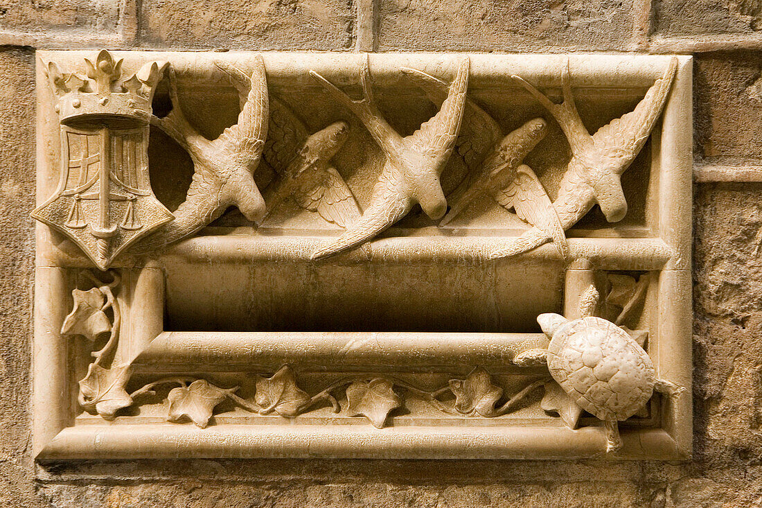 Casa de lArdiaca (detail), Barcelona, Spain