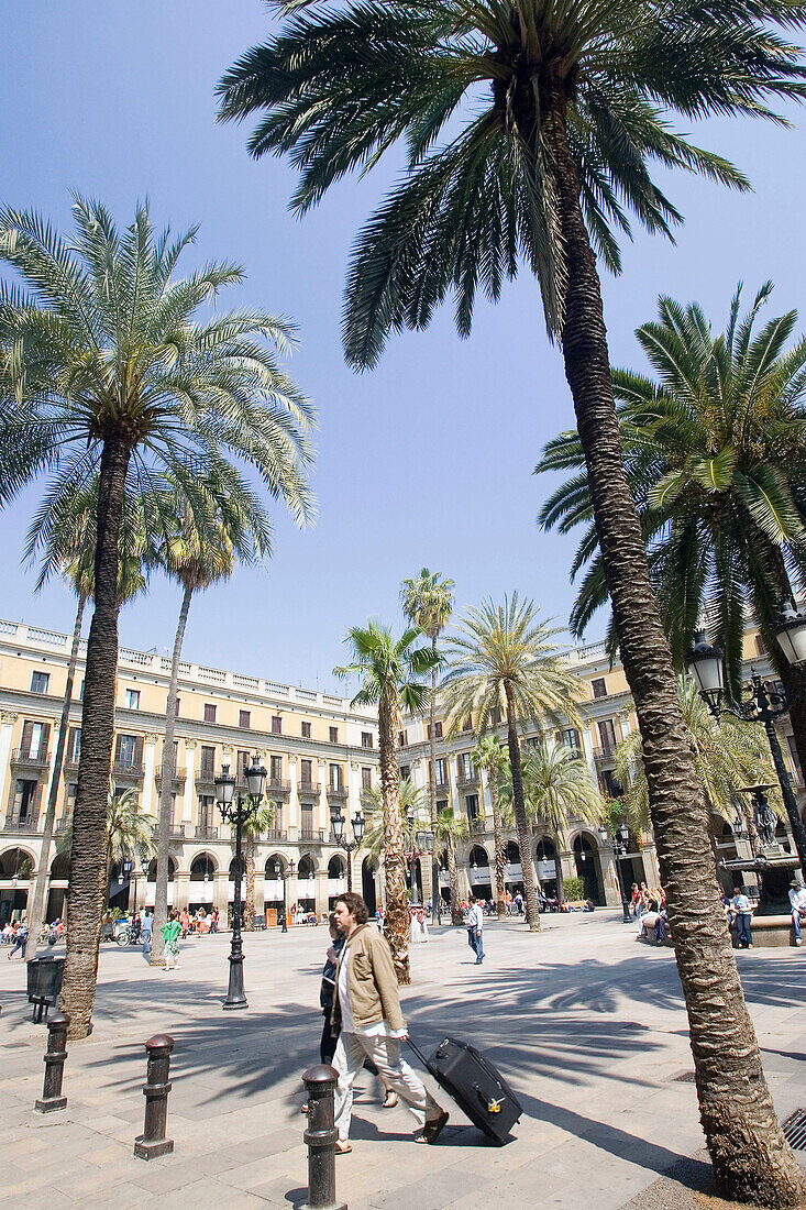 Plaça Reial, Barcelona, Spain