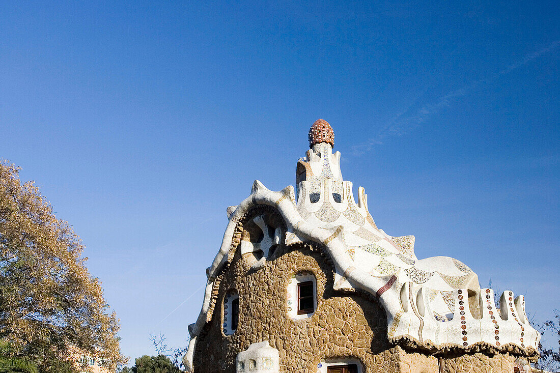 Parc Güell, by Antoni Gaudi. Barcelona, Spain