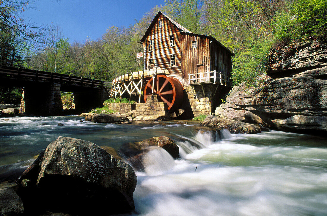 Glade Creek Grist Mill. Babcock State Park. West Virginia. USA