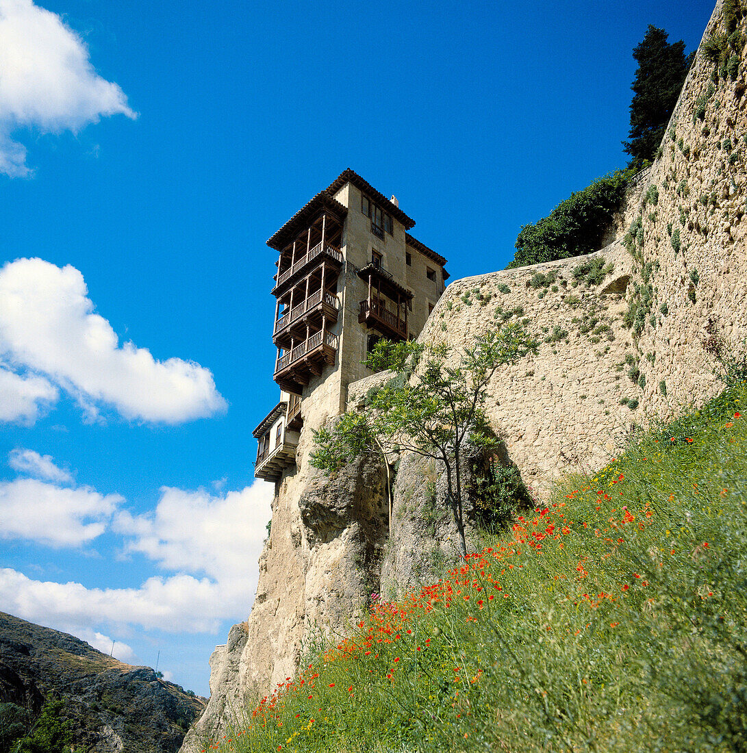 Hanging houses, Cuenca. Castilla-La Mancha, Spain