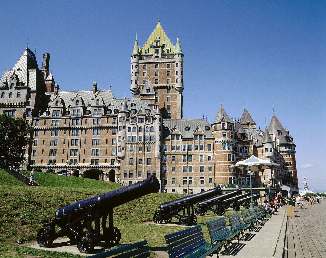 Frontenac Castle. Quebec Province. Canada.