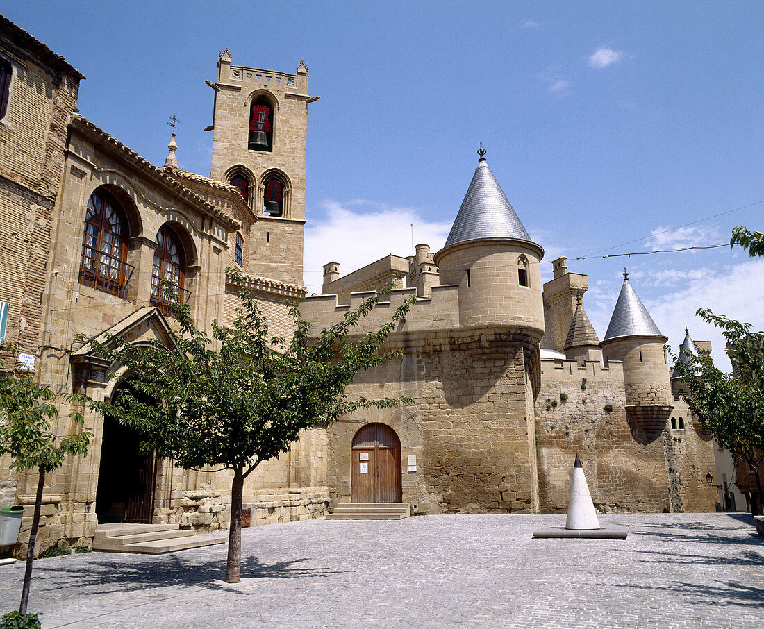 Castle, Olite, Navarra, Spain