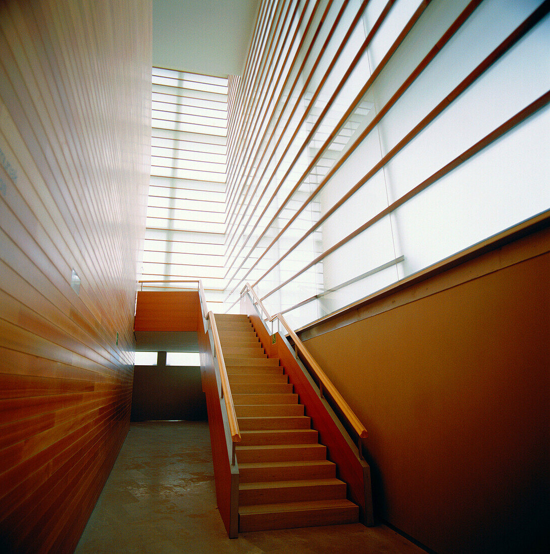 Interior of the Kursaal Center, by Rafael Moneo. San Sebastián. Spain