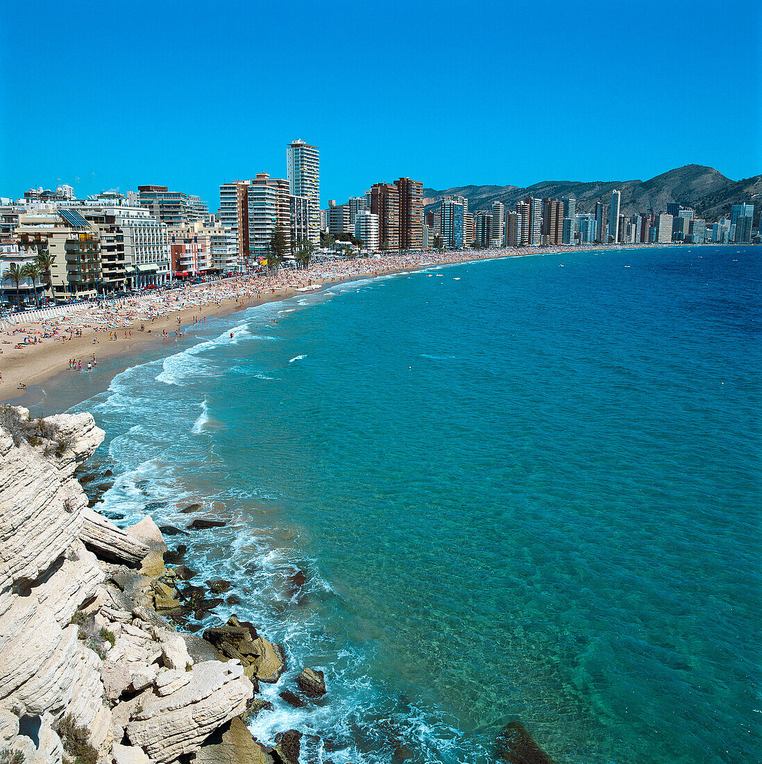 Levante Beach. Benidorm. Alicante province. Spain