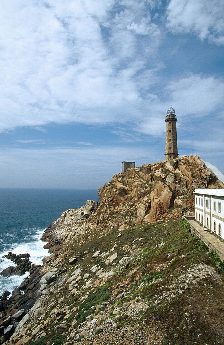 Lighthouse at Cape Vilan, Camariñas. A Coruña province, Galicia, Spain