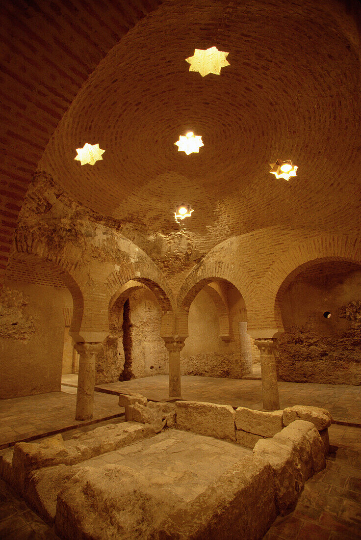 Arab baths (11th centruy). Villadompardo Palace. Jaén. Spain