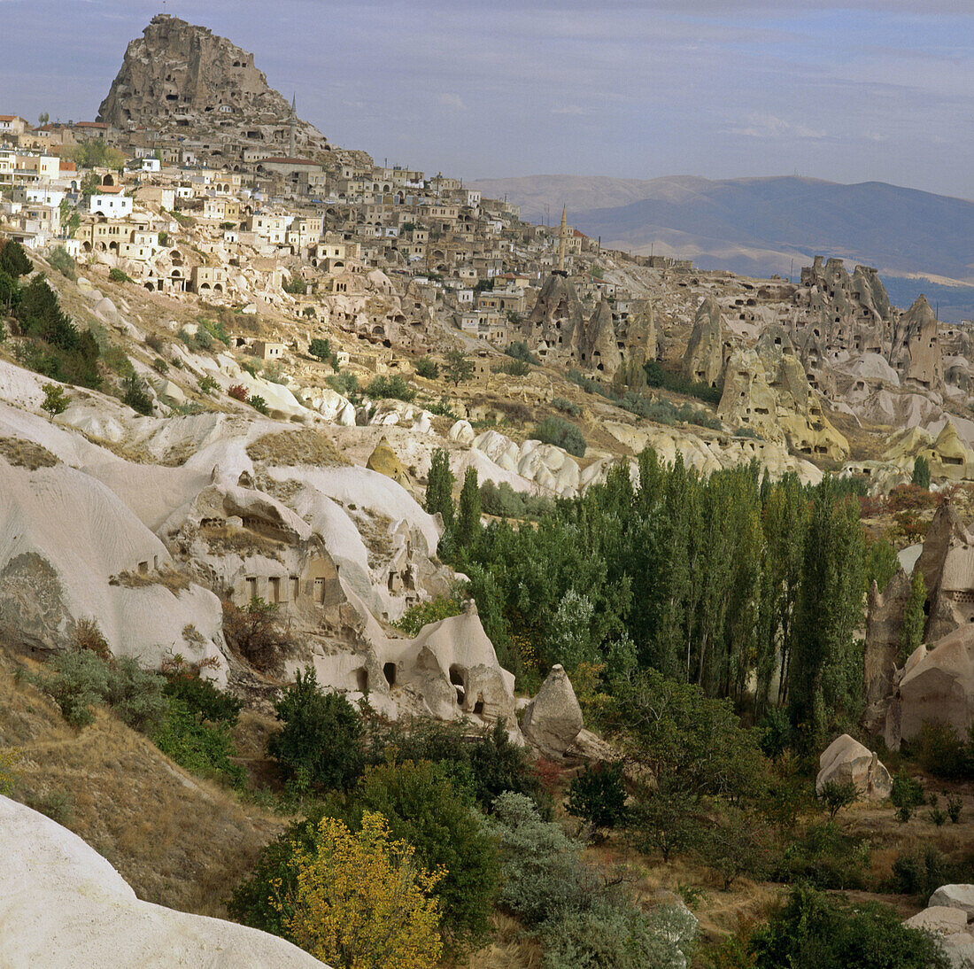 Cave houses. Cappadocia. Turkey.