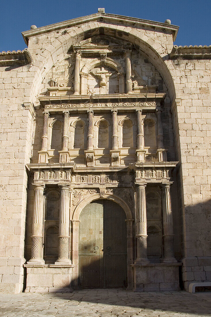 Nuestra Señora de la Asunción parish church (XVIth - XVIIth centuries). Vistabella del Maestrazgo. Castellón. Spain.