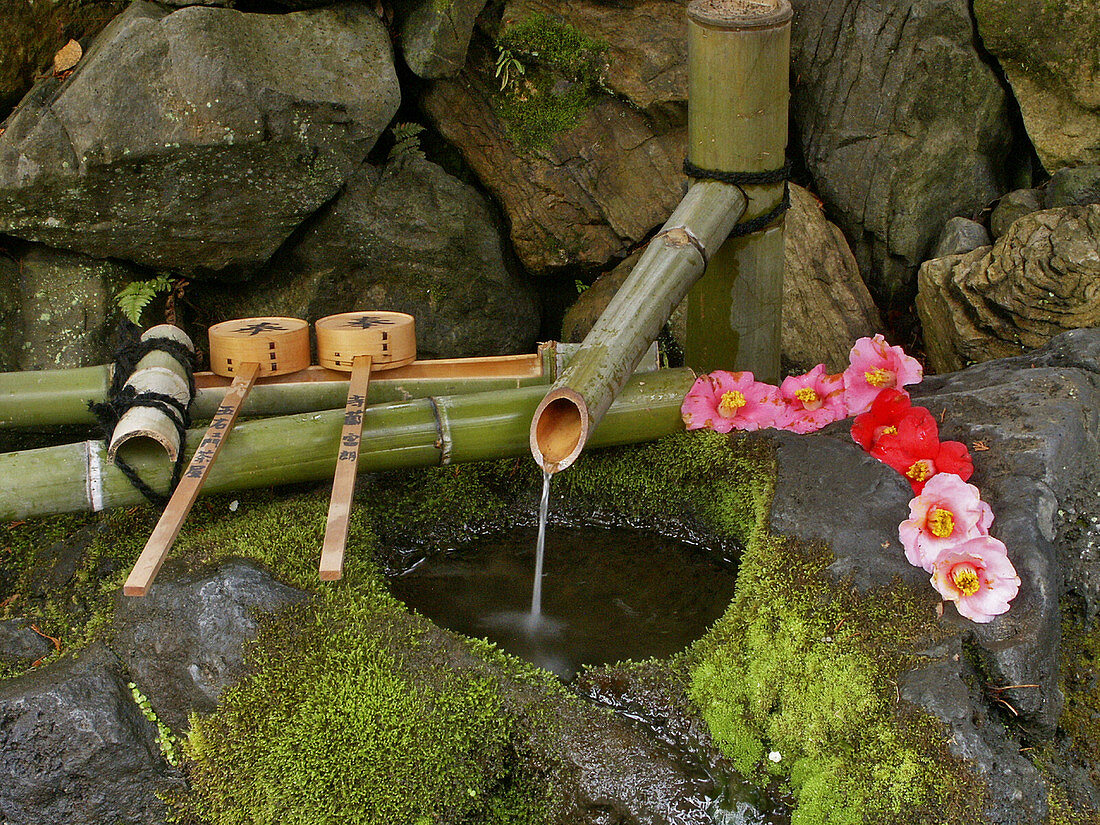 Washbasins. Kyoto. Japan.