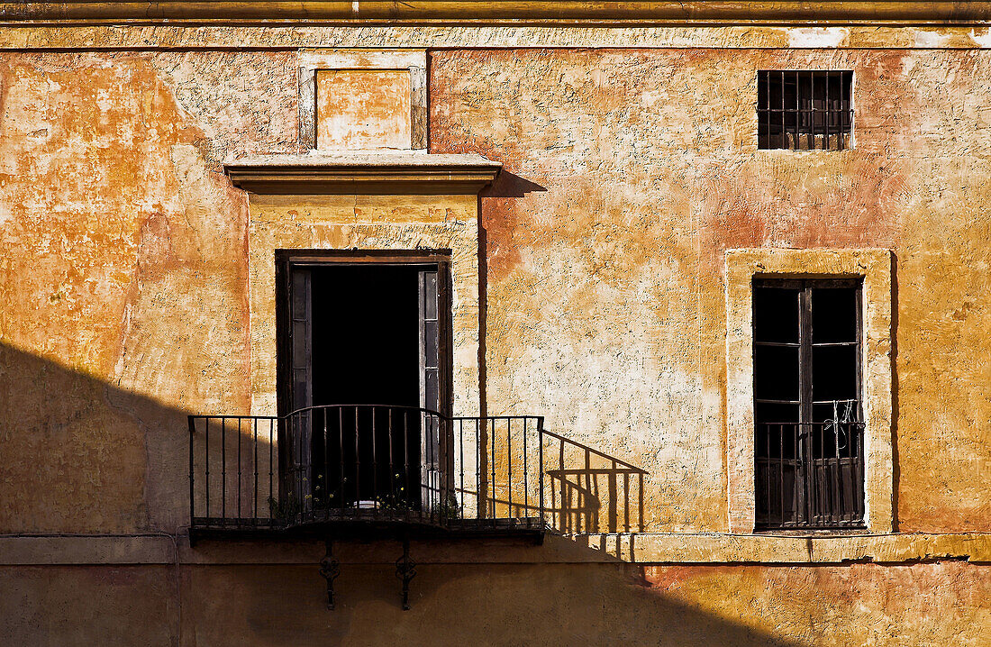 House facade. Sevilla, Andalusia, Spain.