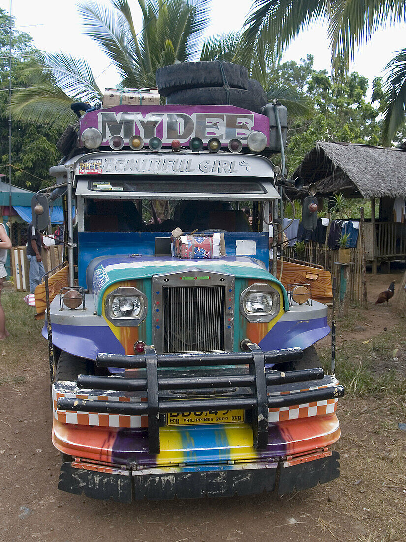 Colorful jeepney, the workhorse of the Philippines