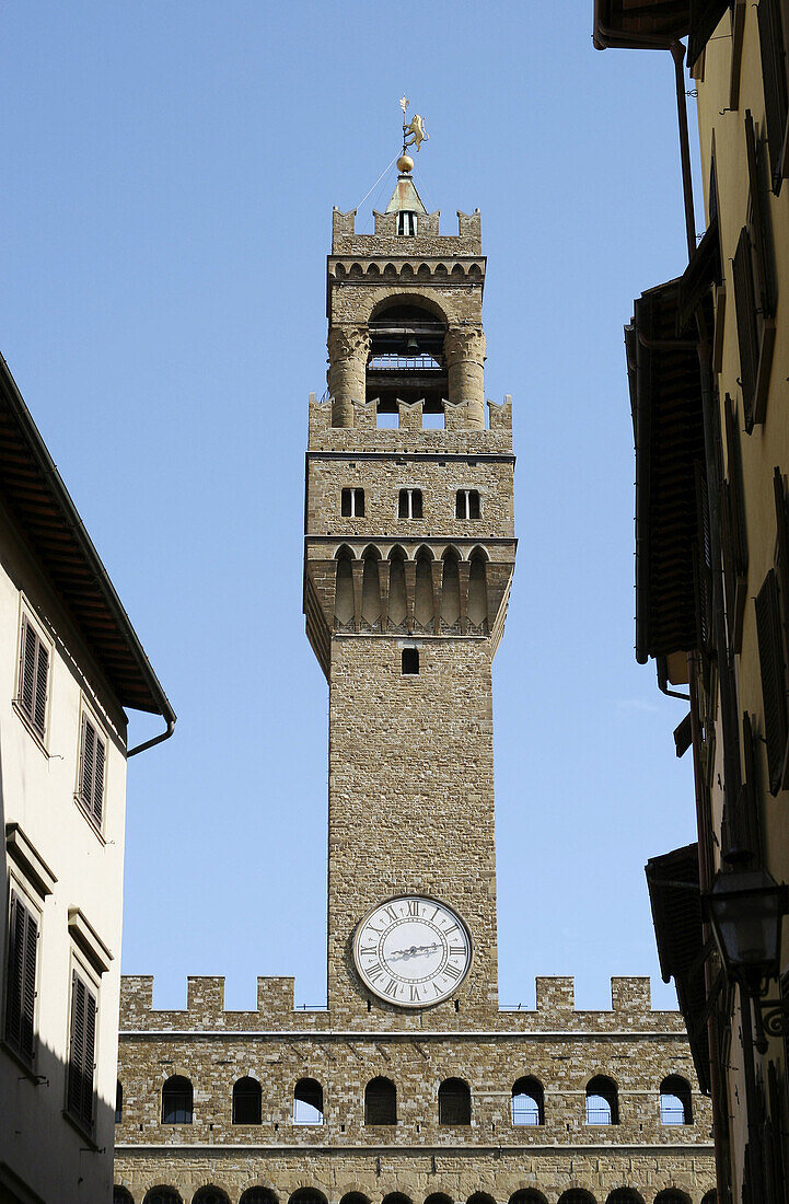 Palazzo Vecchio Tower in Florence, Italy