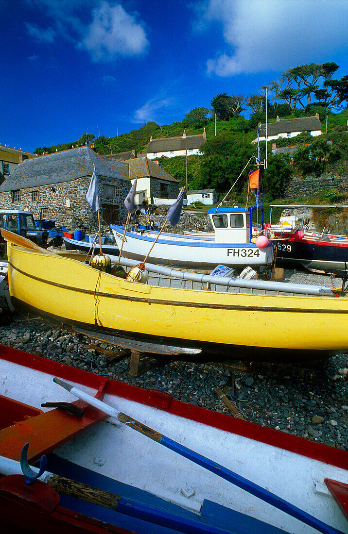 Europe, England, Cornwall, harbour in Cadgwith