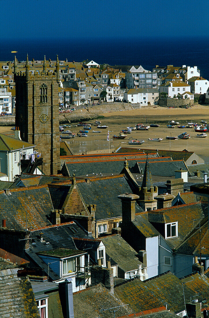 Europe, England, Cornwall, view onto St. Ives
