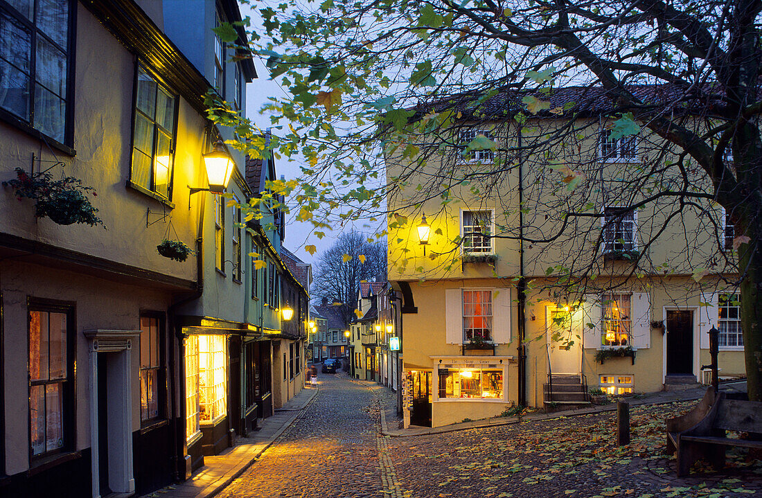 Europa, Grossbritannien, England, Norfolk, Norwich, Elm Hill