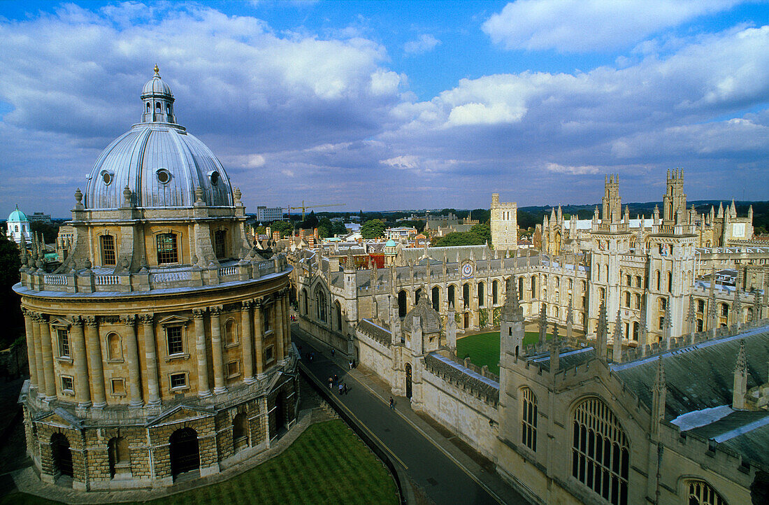 Europe, Great Britain, England, Oxfordshire, Oxford, All Souls College & Radcliffe Camera