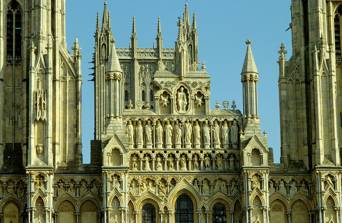 Europe, Great Britain, England, Somerset, Wells, Wells Cathedral