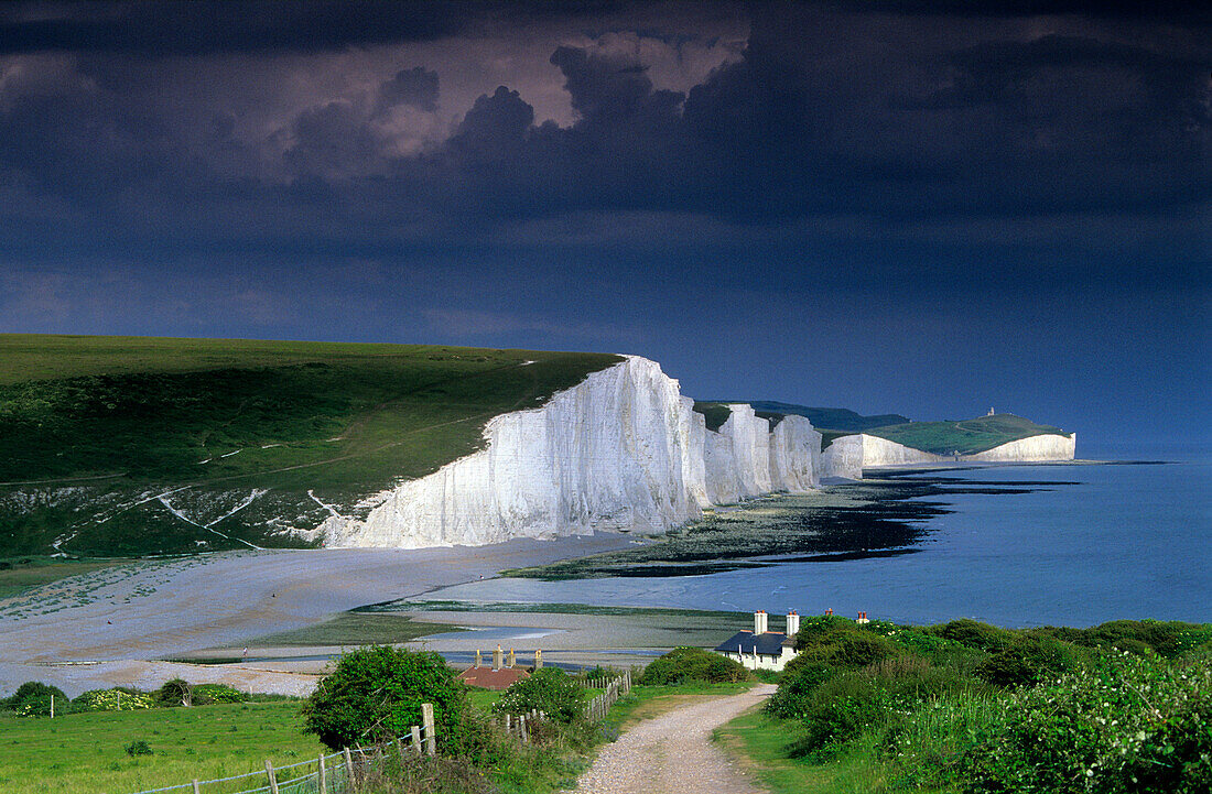 Europa, England, Kent, Seven Sisters, bei Seaford