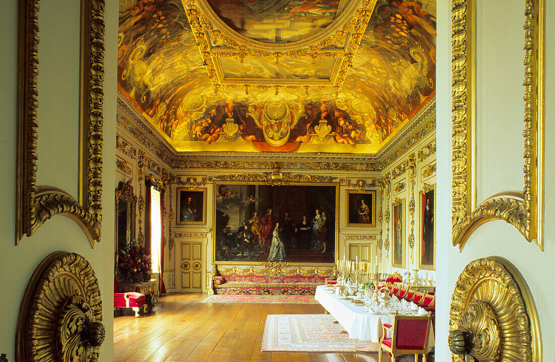 Europe, Great Britain, England, Wiltshire, Wilton, Wilton House, Double Cube Room
