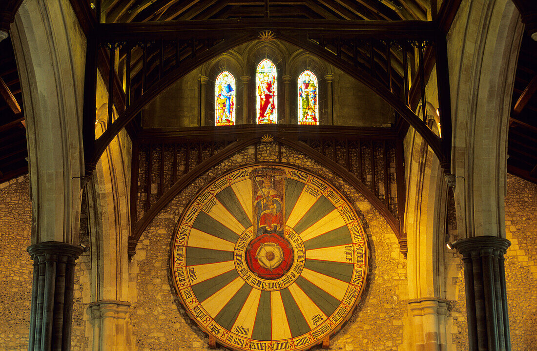 Europe, Great Britain, England, Hampshire, Winchester, Winchester Cathedral, King Arthur´s round table