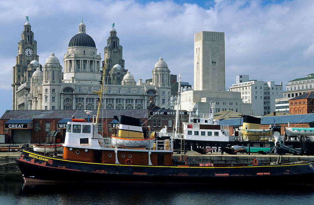 Europa, Grossbritannien, England, Merseyside, Liverpool, Pier Head