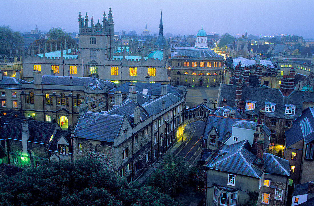 Europa, Grossbritannien, England, Oxfordshire, Blick über Oxford