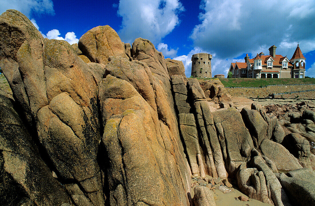 Europa, England, Kanalinsel Jersey, La Roque Harbour.