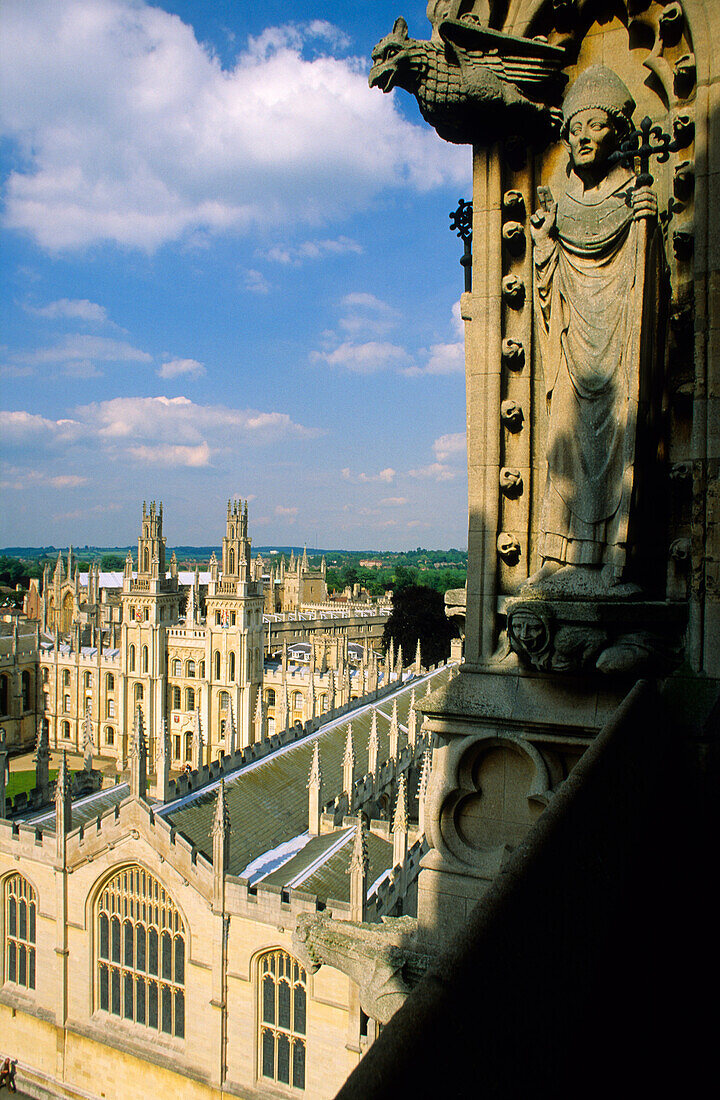 Europa, Grossbritannien, England, Oxfordshire, Oxford, Blick auf All Souls College, [vollständiger Name: The College of All Souls of the Faithful Departed]
