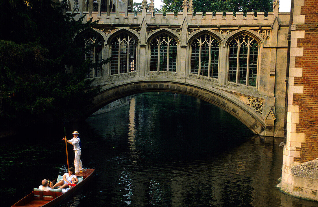 Europa, Grossbritannien, England, Cambridgeshire, Cambridge, St. John's College, Seufzerbrücke