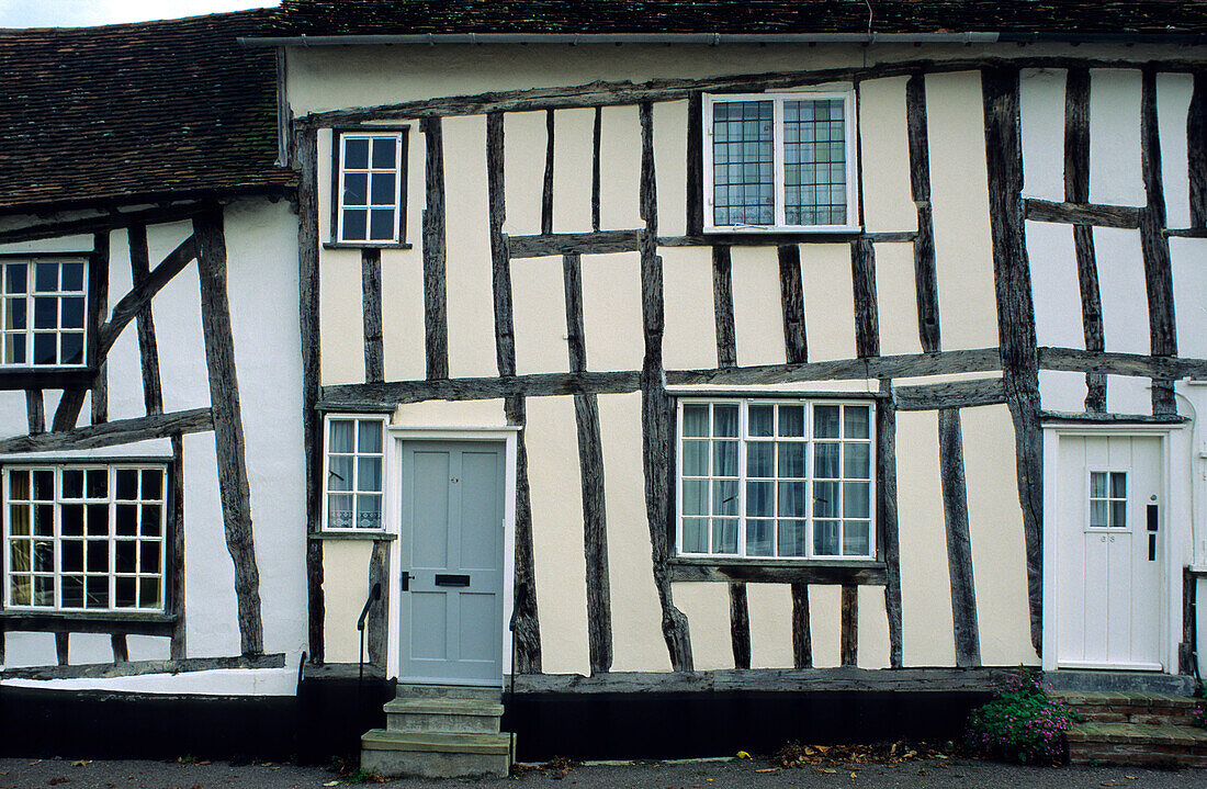 Europe, England, Suffolk, Lavenham, East Anglia, Fachwerkhäuser