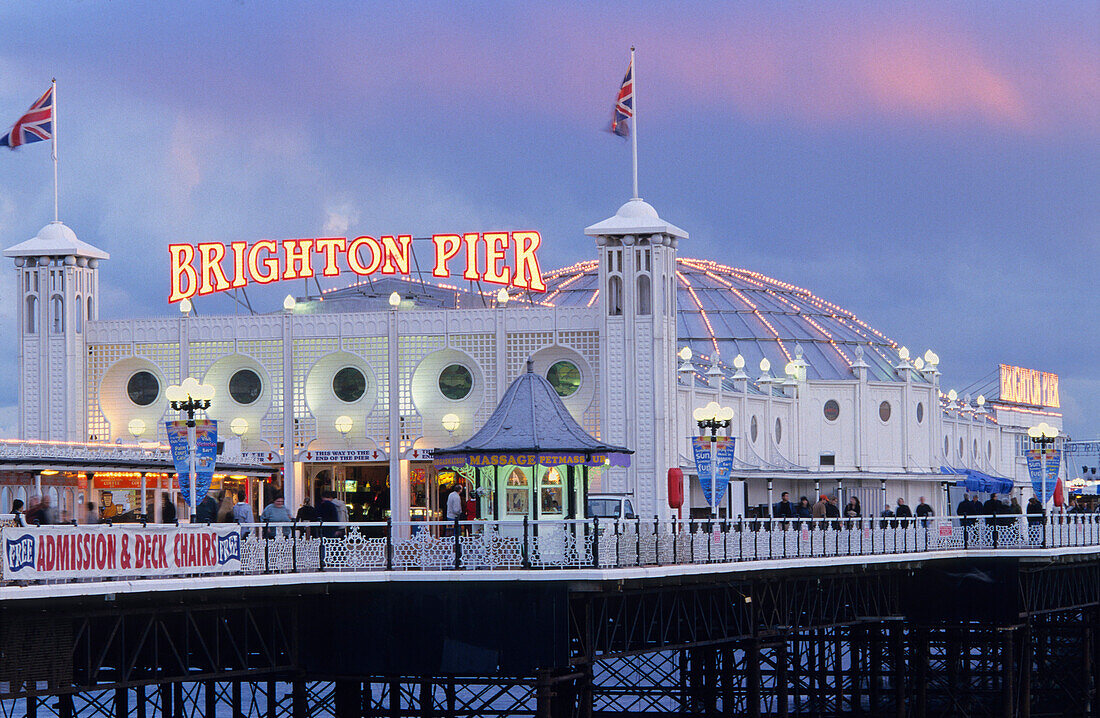 Europa, England, East Sussex, Brighton, Brighton Pier