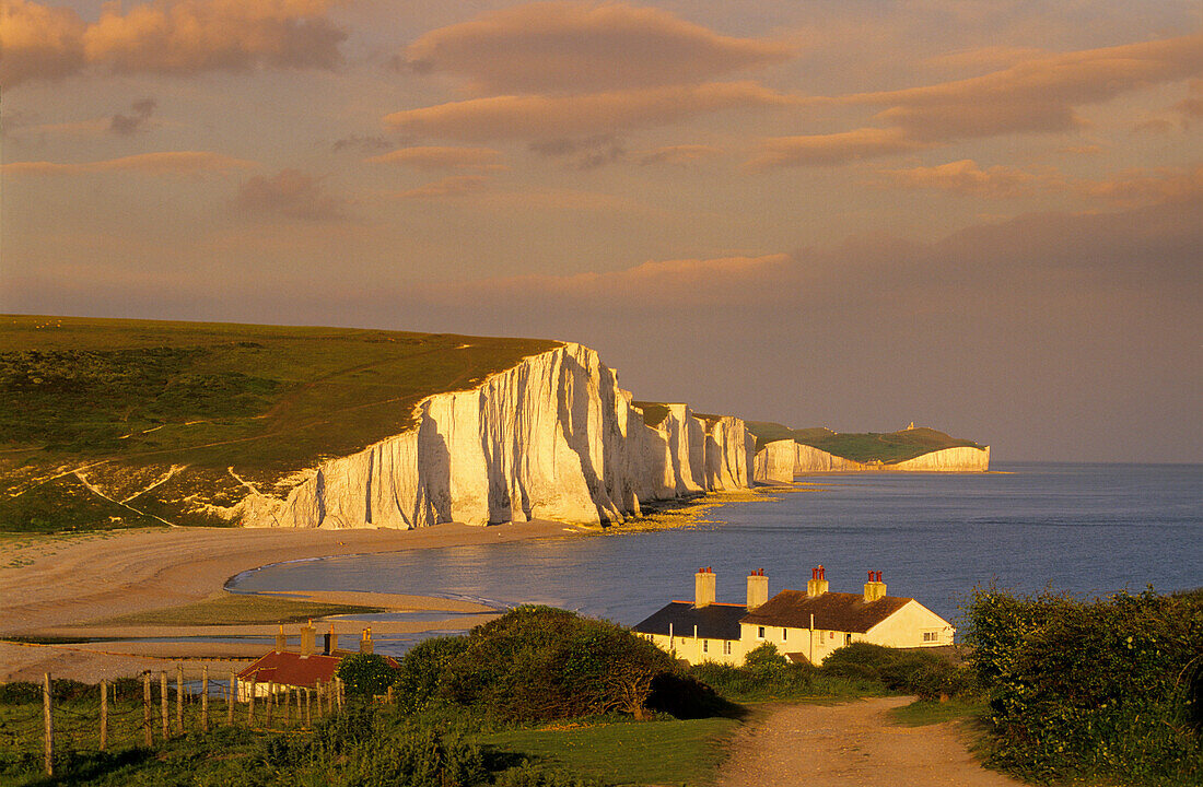 Europe, England, Kent, Seven Sisters, near Seaford