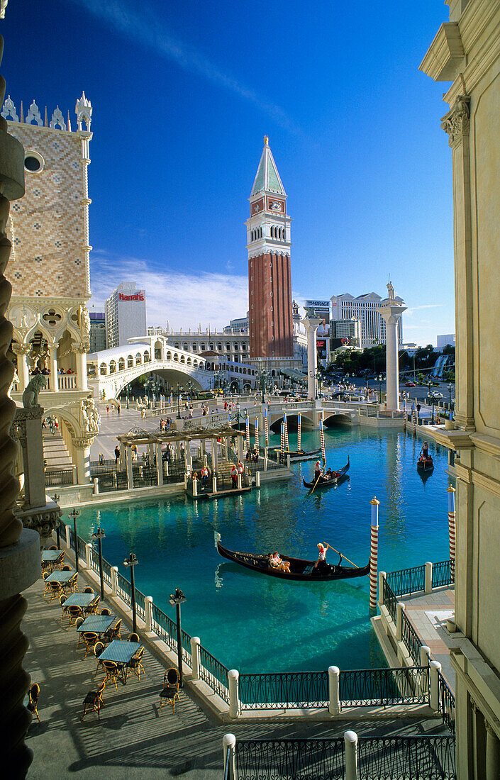 USA, Nevada, Las Vegas, Las Vegas Boulevard, ''The Strip'', Hotel The Venetian, a replica of Venice was built in this hotel
