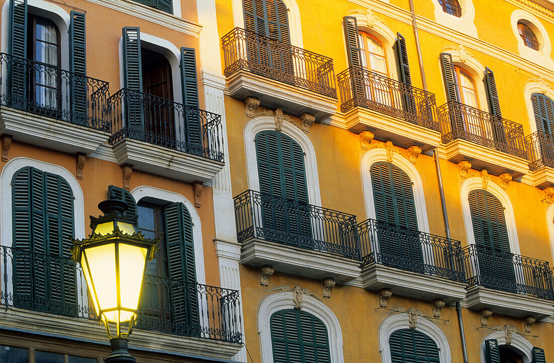 Europa, Spanien, Mallorca, Palma, Altstadt, Balkone