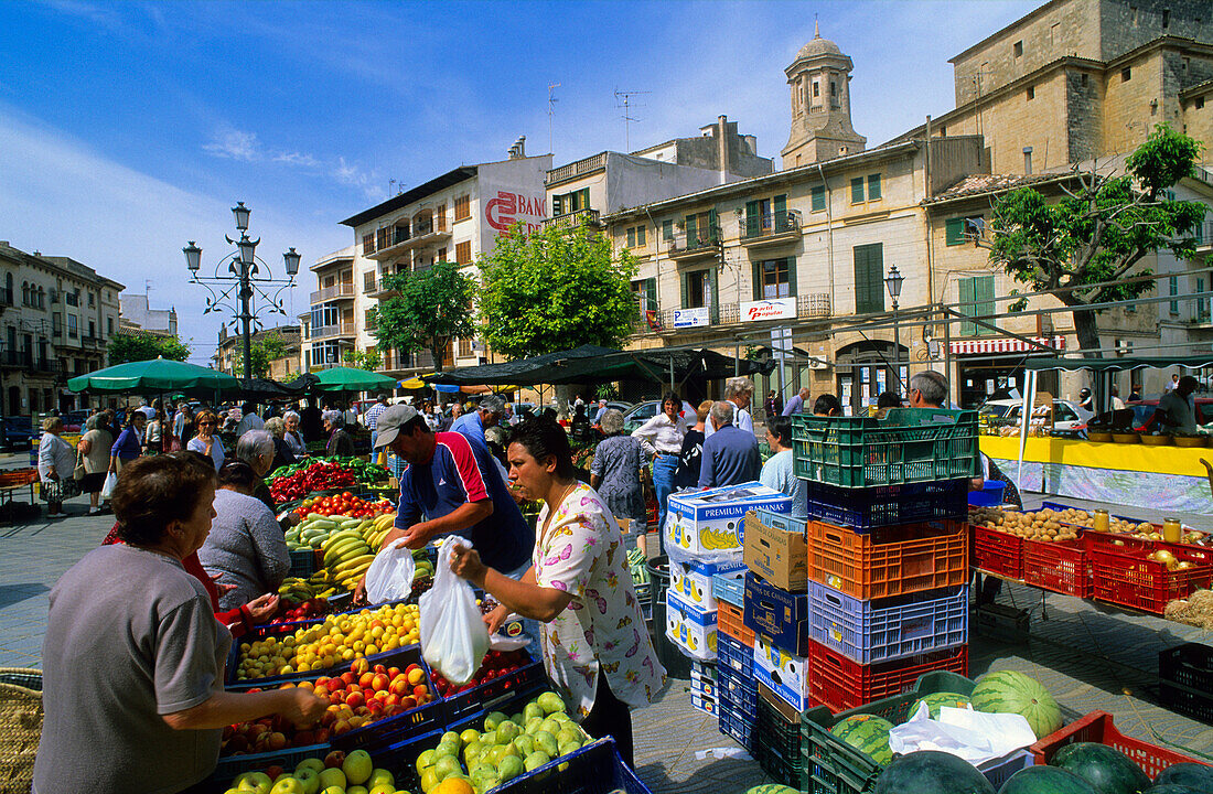 Europa, Spanien, Mallorca, Llucmajor, Markt