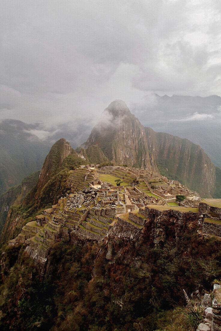 Die Ruinen von Machu Picchu, Peru, Südamerika