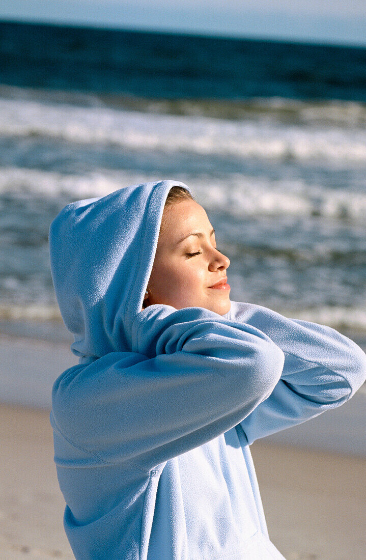 Woman at the beach