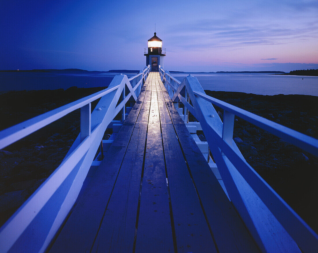 Marshall Point Light. Port Clyde. Maine. USA