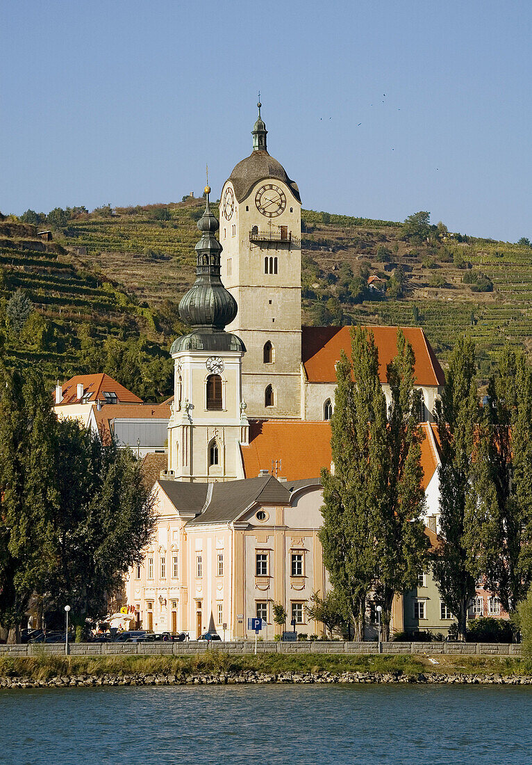 Krems town on Danabe River in Lower Austria