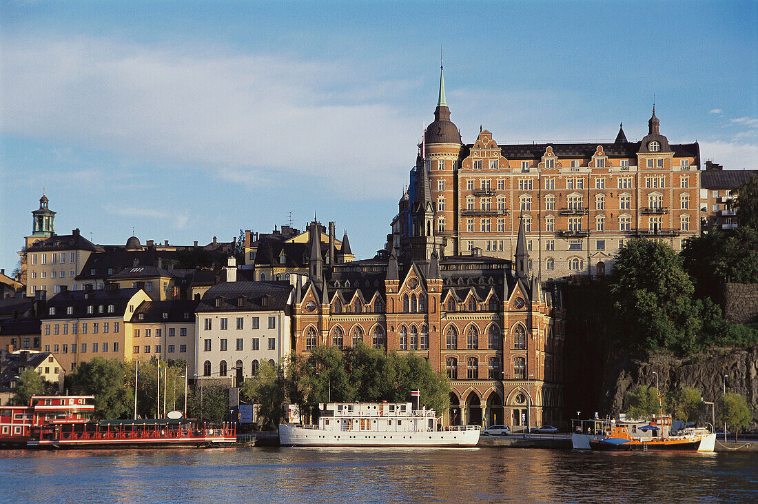 Söder Mälarstrand and Mariaberget. Stockholm. Sweden