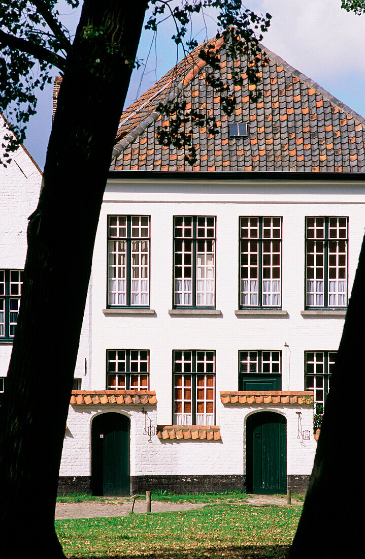 Begijnhof (Béguinage, retreat for secular nuns). Bruges. Belgium