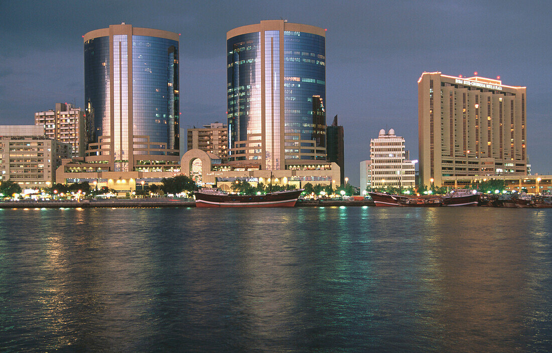 Deira Skyline, Dubai Creek. Dubai. United Arab Emirates