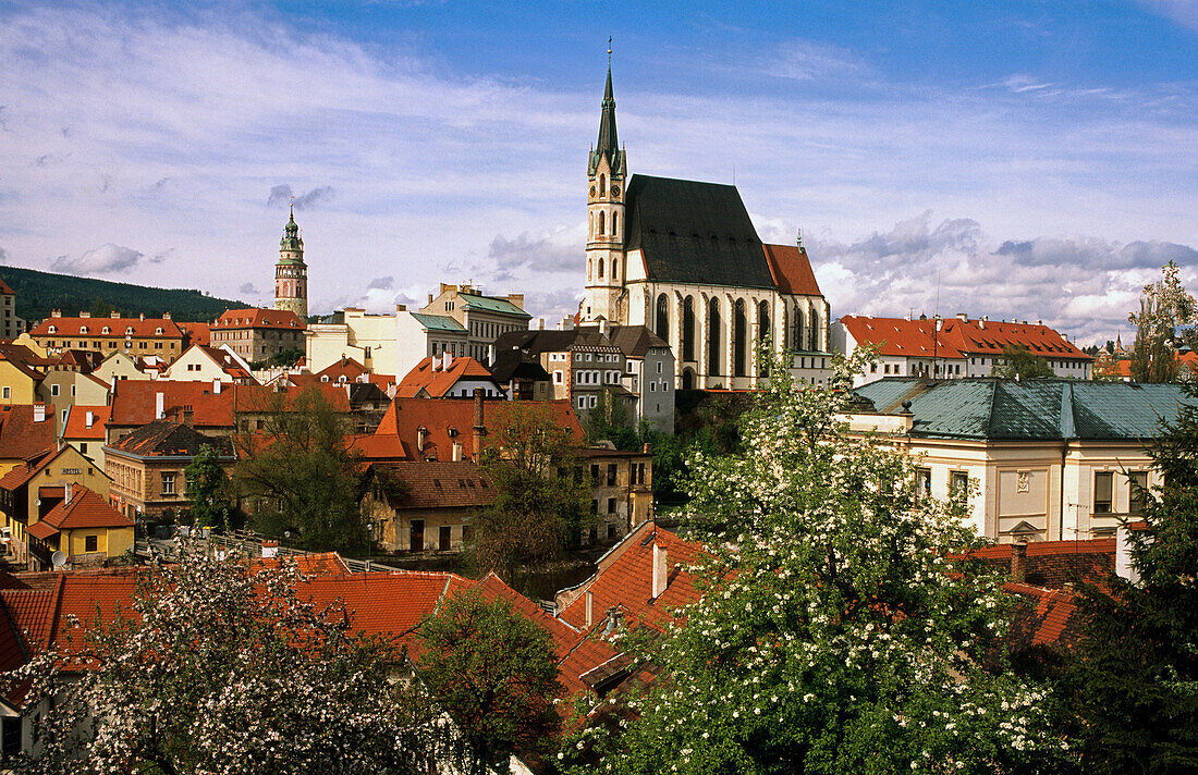 General View. Ceský Krumlov. Czech Republic.