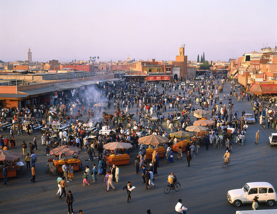 Jemaa el Fna square. Marrakech. Morocco